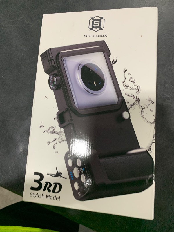 Photo 1 of Saupsitnz Waterproof Phone Case with Bluetooth Remote - Black