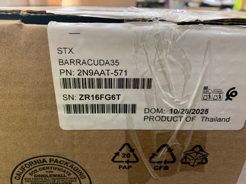 Photo 1 of Seagate 8TB BarraCuda Internal Hard Drive