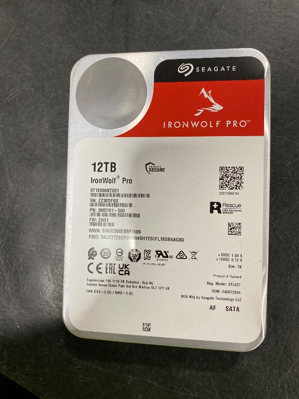 Photo 1 of Seagate IronWolf Pro 12TB Internal HDD