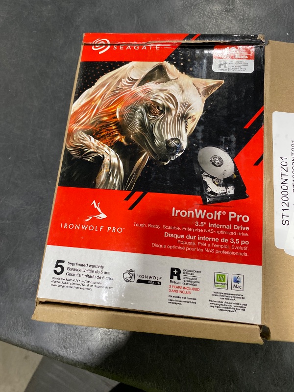 Photo 1 of Seagate IronWolf Pro 12TB Internal HDD