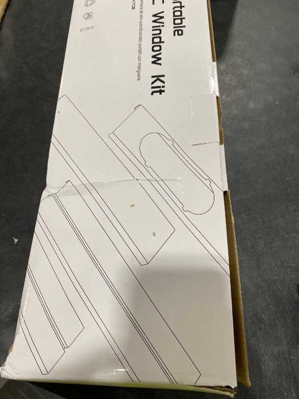 Photo 1 of UNAOIWN Portable AC Window Vent Kit, 5.9" Hose Compatibility