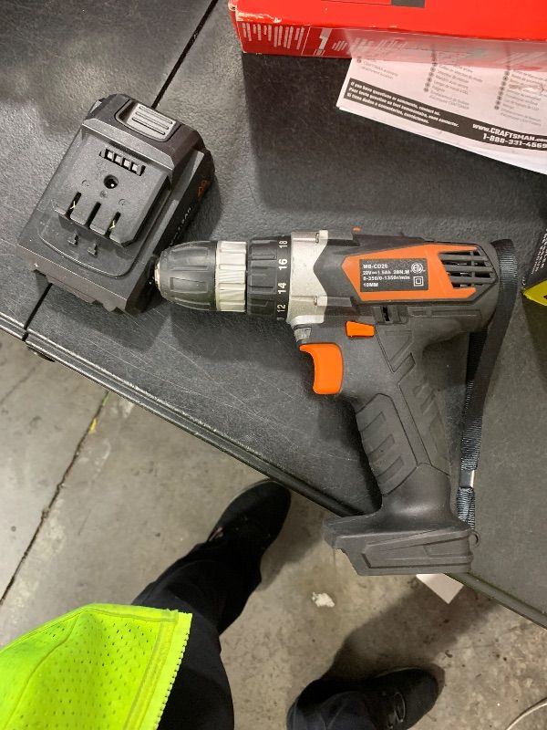 Photo 1 of CRAFTSMAN V20 Cordless Drill/Driver Kit, 1/2 inch