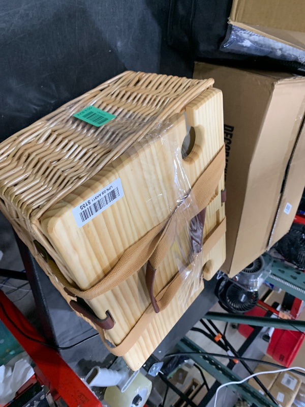 Photo 1 of Hap Tim Wicker Picnic Basket for 2
