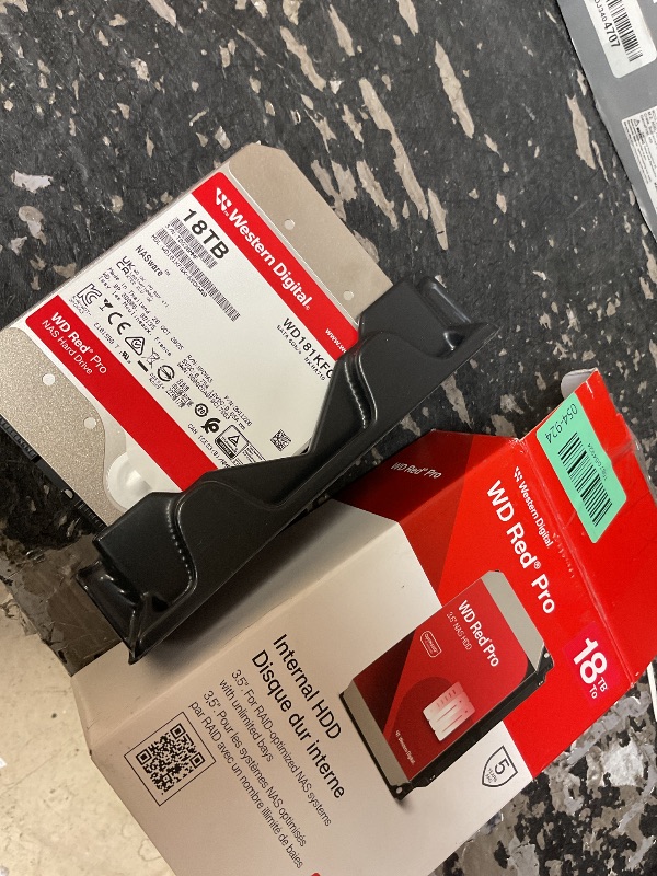 Photo 1 of Western Digital 18TB WD Red Pro NAS Internal Hard Drive