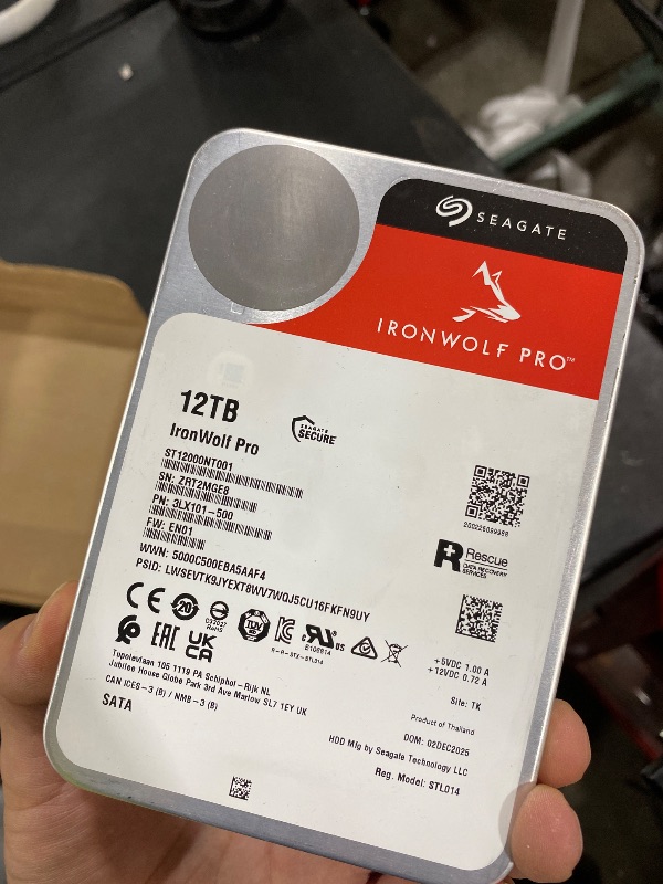 Photo 1 of Seagate IronWolf Pro 12TB Internal HDD