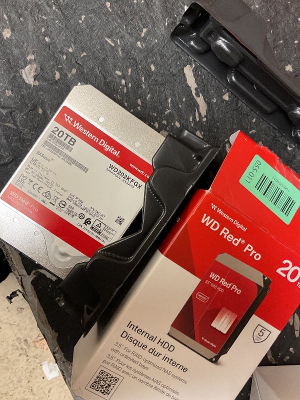 Photo 5 of Western Digital 20TB WD Red Pro NAS Internal Hard Drive
