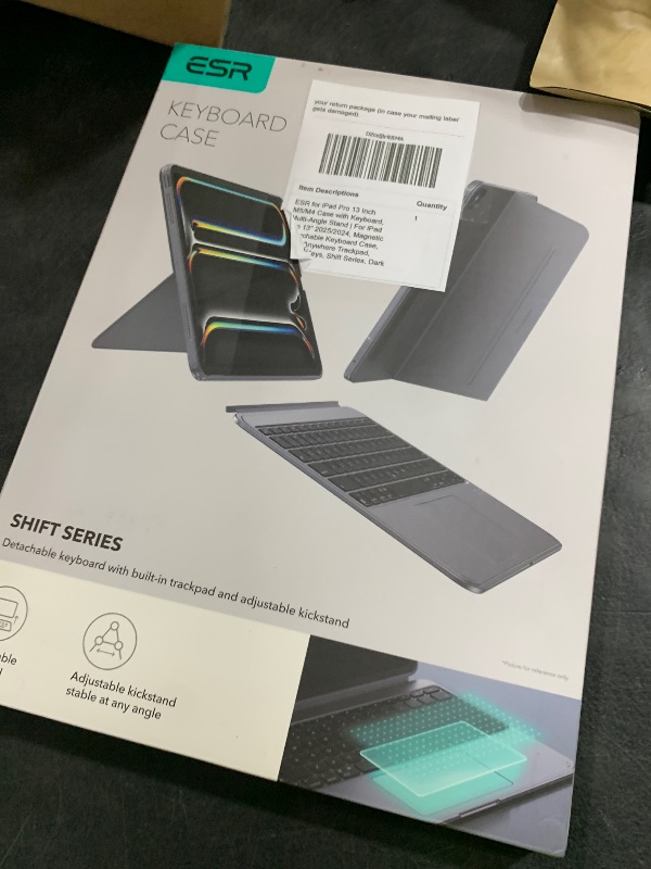 Photo 1 of ESR iPad Pro 13" Keyboard Case