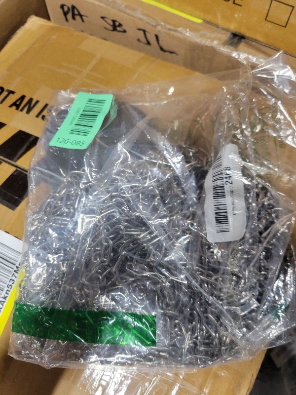 Photo 1 of 50ft Stainless Steel Chain, 2mm Hanging Chain,Jack Chain,304 Stainless Steel Metal Chains are Customizable for Hanging Bird Feeders/Dog Leashes/Signs & DIY Projects(2mm with Spool)