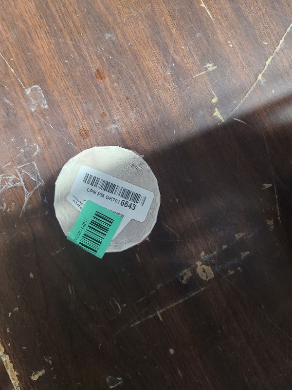 Photo 1 of 1500 PCS Red Round Color Coding Circle Dots Inventory Stickers Labels with Perforation Line in Roll (Each Measures 1" in Diameter)