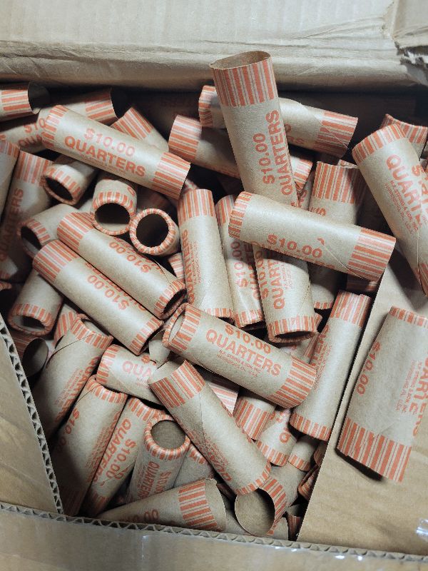 Photo 1 of $10 Quarters 25C Coin Roll N.F. String & Son Wrapper Business Strike. Pack of 500
