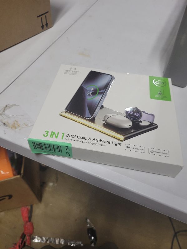 Photo 1 of 3 in 1 Foldable Wireless Fast Charging Station for Google Pixel Watch 4