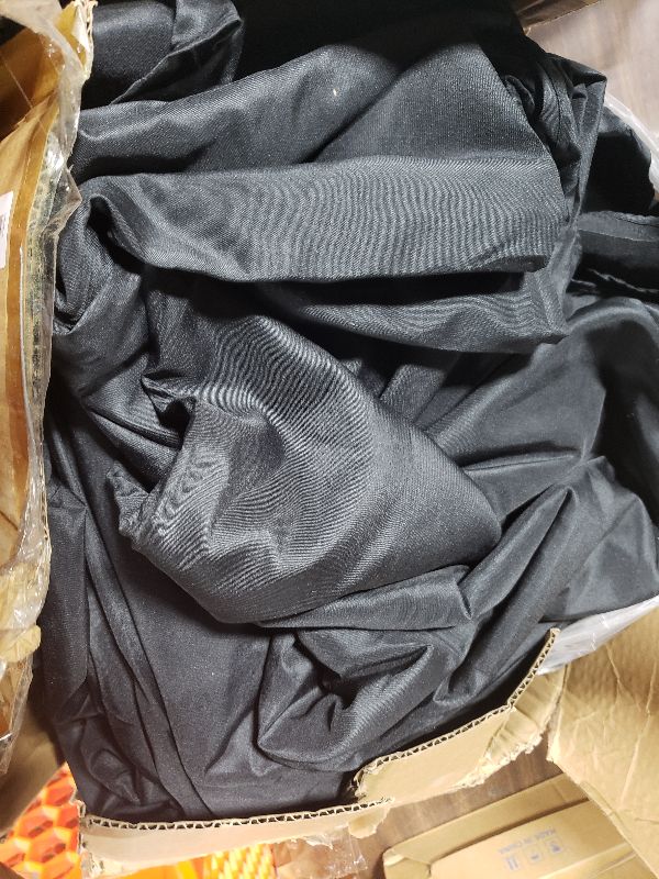 Photo 1 of 10 Pack Black Round Tablecloths, 120 Inch Stain Resistant and Wrinkle Polyester Fabric Washable Table Clothes Cover for Kitchen Dining, Wedding, Reception Banquet, Birthday Party, Buffet Restaurant