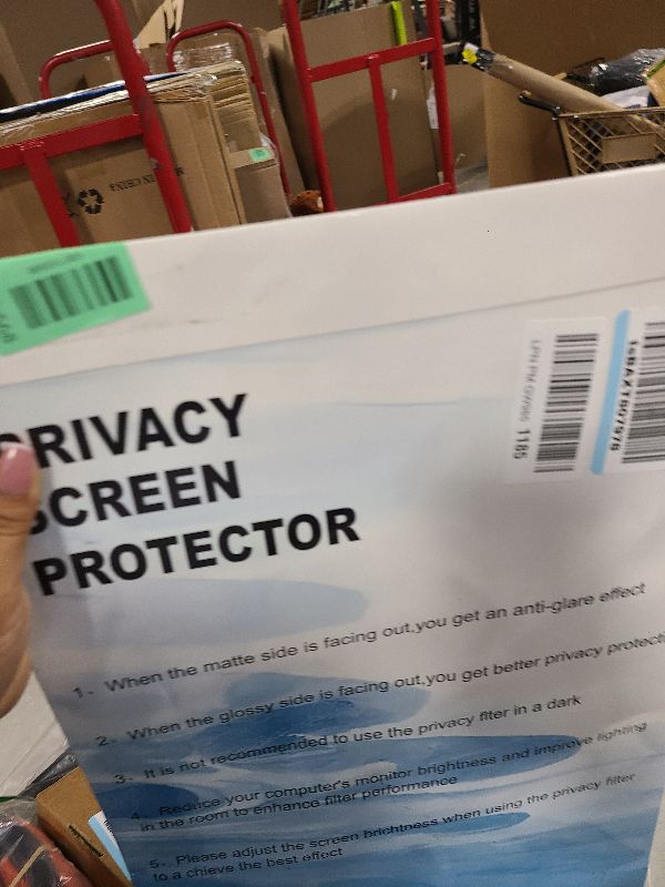 Photo 1 of [2 Pack] 23.8 Inch Computer Monitor Privacy Screen, Anti Glare Filter