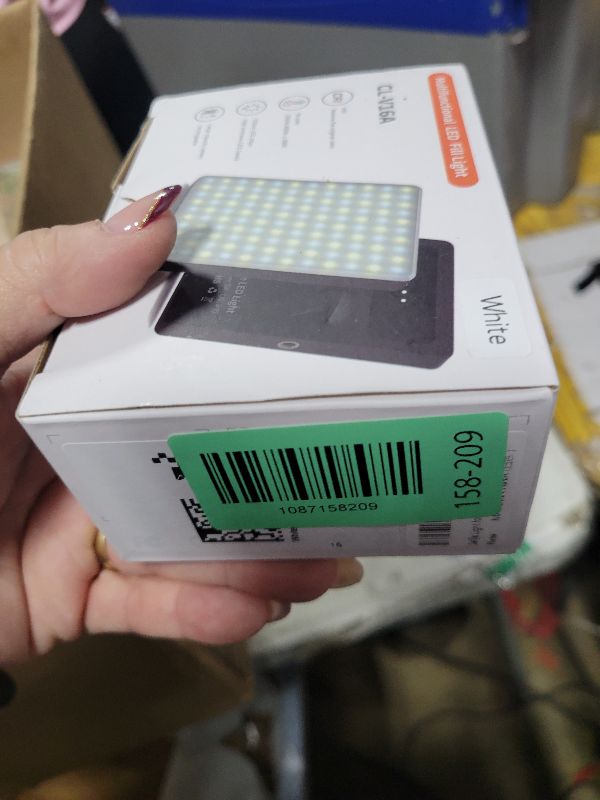 Photo 1 of 120 LED Selfie Light for iPhone, Portable Phone Light with Clip & Camera Tripod Adapter - 5000mAh Rechargeable, 3 Lighting Modes, CRI 97+ for Video Recording, TikTok, Tripod Mount Rings