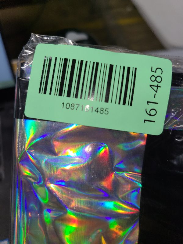Photo 1 of 3 Pack Iridescent Race Car Checkered Plastic Tablecloth, Black and White Holographic Foil Racing Table Cover, Disposable Cars Table Cloth for Kids Boys Car Birthday Party Supplies Decor, 54 x 108 Inch