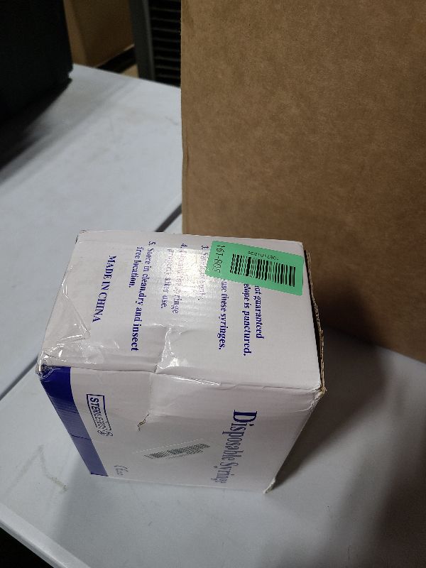 Photo 1 of 100 Pack 1ml/cc 31Ga Lab Supplies, Individually Package
