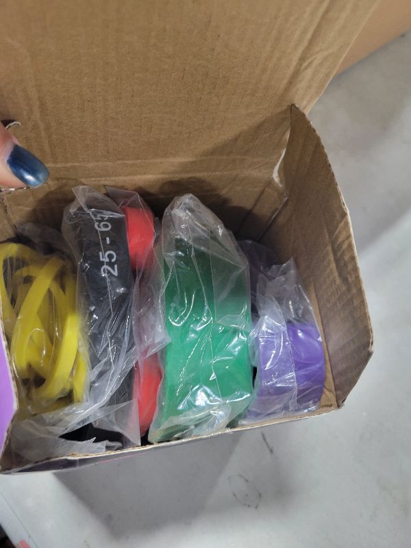 Photo 1 of 5-Level Resistance Bands for Working Out, Pull Up Assistance Bands