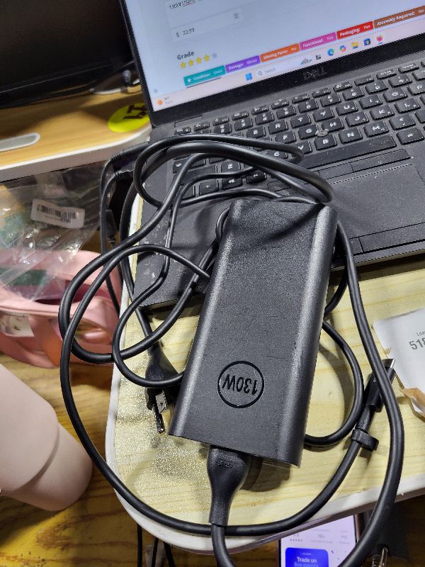 Photo 1 of 130W USB-C Type C Adapter Laptop Charger for