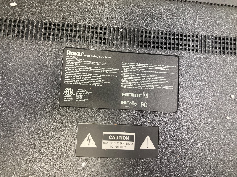 Photo 1 of ********broken screen**********Roku Smart TV 2026 – 65-Inch Select Series, 4K QLED TV – Roku TV with Voice Remote – Flat Screen QLED Television with Wi-Fi for Streaming Live Local News, Sports, & Movies – Bluetooth Headphone Mode