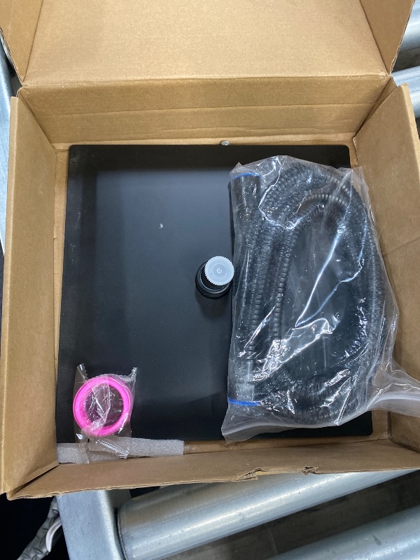 Photo 1 of **Missing pieces**Shower Head,10”Rain Shower Head with Handheld Spray Combo with 11'' Angle Adjustable Extension Arm/Flow Regulator/Shower System,High Pressure Rainfall Shower Head Clean Bathroom,Matt Black