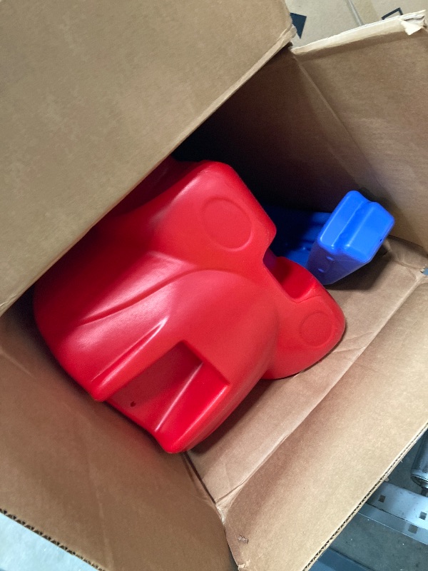 Photo 1 of **MISSING WHEELS AND FACE STICKERS*** Step2 Push Around Buggy Kids Push Car, Toddler Ride-On Toy with Seat Belt and Horn, Red, Ages 18 Months+