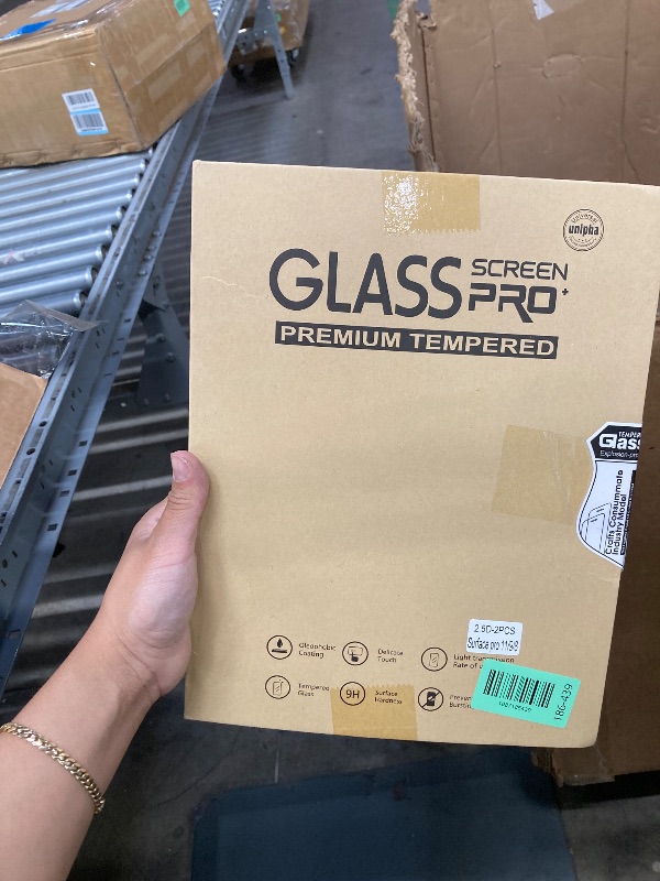 Photo 1 of [ 2 Pack] Tempered Glass Screen Protector for Microsoft surface Pro 11 2024 / Surface pro 10 / Pro 9 / Pro 8 / Pro X Tablet shockproof high Definition Clear Protector (13 Inch surface Pro 2024/22/21)