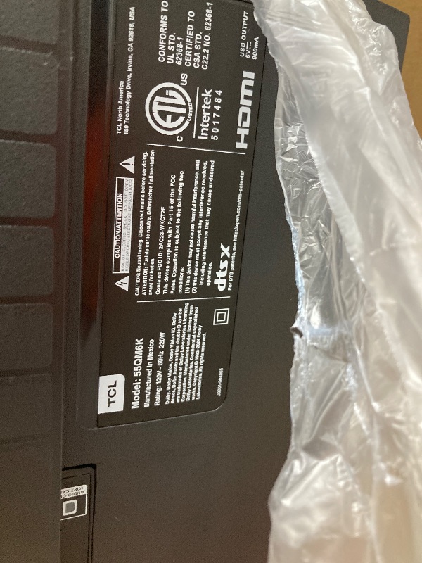 Photo 1 of ** NO RETURN**NO REFUNDT**CL 55 Inch Class QM6K Series | Mini LED QLED 4K HDR | 55QM6K, Latest Model | 120HZ-144HZ High Brightness Smart Google TV Dolby Atmos Onkyo Audio | Voice Remote Alexa Gaming Streaming Television