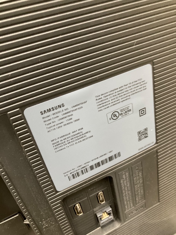 Photo 1 of ***NO RETURN**Samsung 65-Inch Class Mini LED M70H Series Samsung Vision AI Companion Smart TV (2026 Model, 65M70H) LED Processor 4K, Pure Spectrum Color, Motion Xcelerator + DLG 120Hz