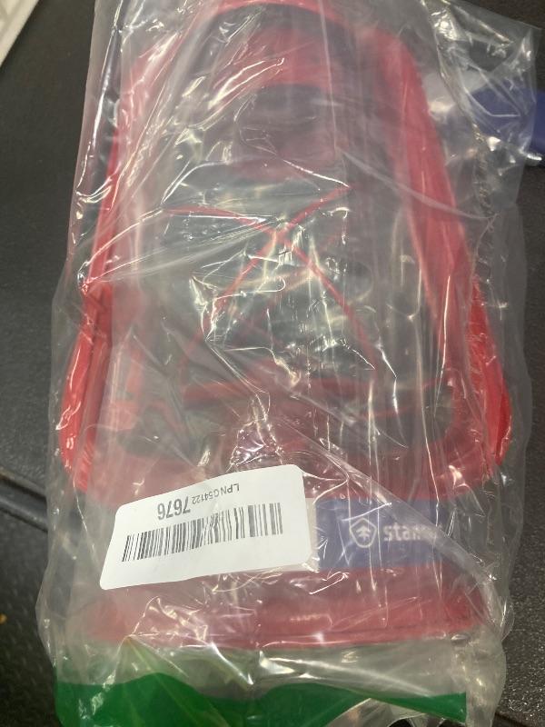 Photo 1 of ***Missing lantern glass***Stansport 12" Hurricane Lantern (127) - Timeless Vintage Design for Camping, Cabins and Emergencies – Classic Red 12-inch Lamp with Handle, Outdoor and Indoor Use***Missing lantern glass***