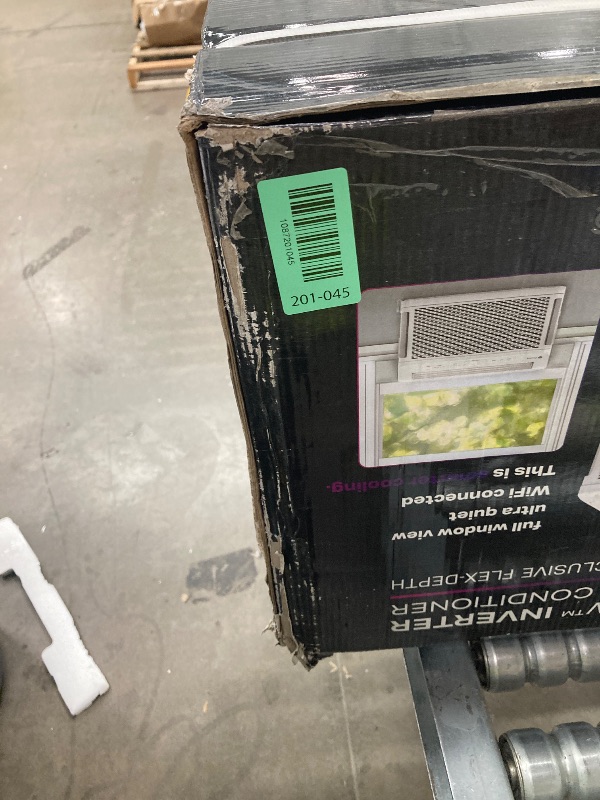 Photo 1 of **** PARTS ONLY ****
GE Profile ClearView Inverter Window Air Conditioner 10,300 BTU, Ultra Quiet, Full Window View, Cools Up to 450 Sq Ft, Energy Star, WiFi Smart, Remote