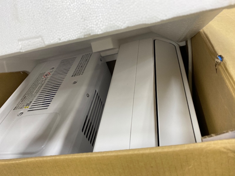 Photo 1 of **MISSING PARTS***Midea 12,000 BTU U Shaped Smart Inverter Window Air Conditioner - Cools 550 Sq Ft, Ultra Quiet with Open Window Operation - Alexa/Google Assistant Compatible, 37% Energy Savings, Remote (2026 Edition)