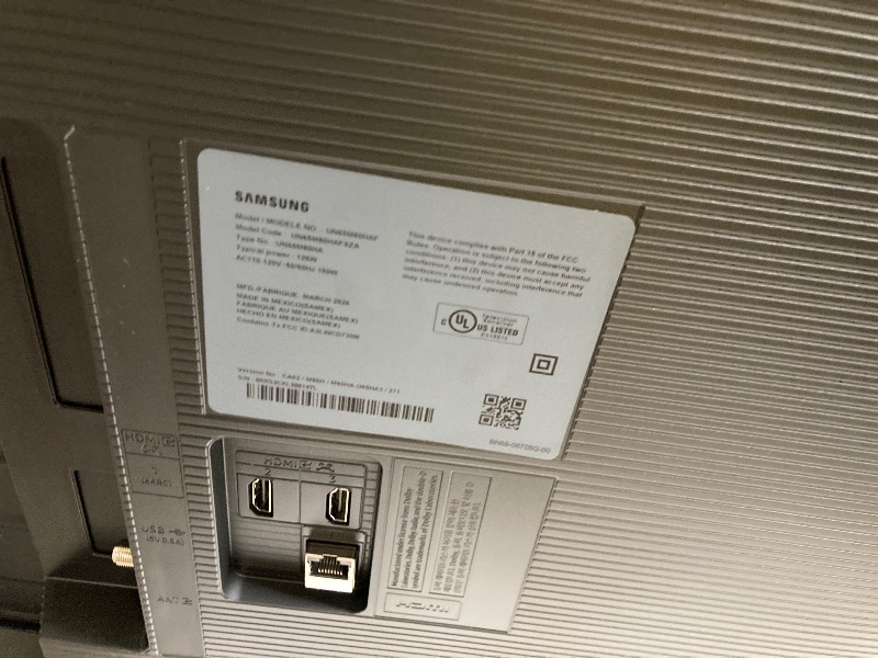 Photo 1 of **NO RETURN**Samsung 65-Inch Class Mini LED M80H Series Samsung Vision AI Smart TV (2026 Model, 65M80H) with AI Mode, Motion Xcelerator 144Hz, Pure Spectrum Color, Auto HDR Remastering, Alexa Built-in, 4K