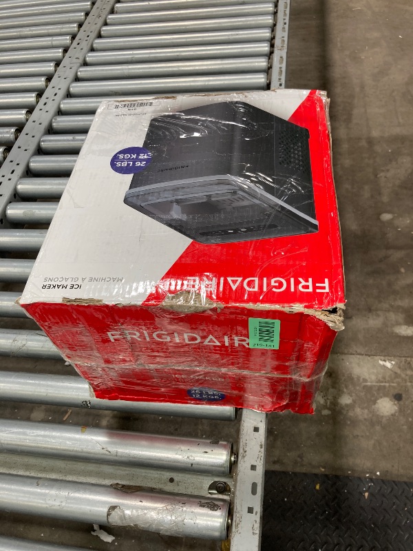 Photo 1 of ****PARTS ONLY****
Frigidaire Countertop Portable, 26 lb per Day Bullet Ice Maker Machine (Black Stainless Steel)