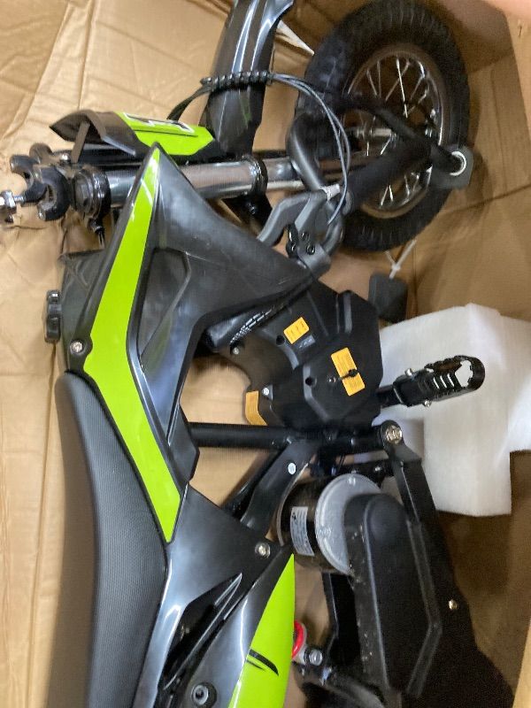 Photo 1 of ***MISSING CHARGER****36V 300W Kids Electric Dirt Bike, Ride on Motorcycle Up to 15.5 MPH & 13 Miles Long-Range, 3-Speed Modes Motorcycle for Kids Ages 5-10