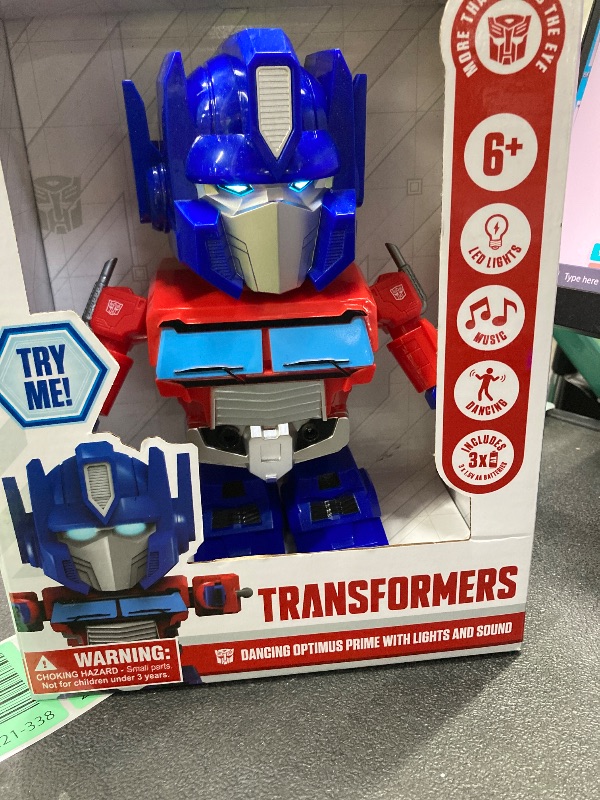 Photo 1 of ****It has a broken leg.***World Tech Toys Transformers Optimus Prime LED Dancing Robot with Sound & Music – Gesture Control, Light?Up Transformer Toy for Kids 6+
