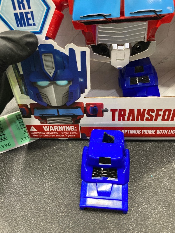 Photo 1 of ****It has a broken leg.***World Tech Toys Transformers Optimus Prime LED Dancing Robot with Sound & Music – Gesture Control, Light?Up Transformer Toy for Kids 6+