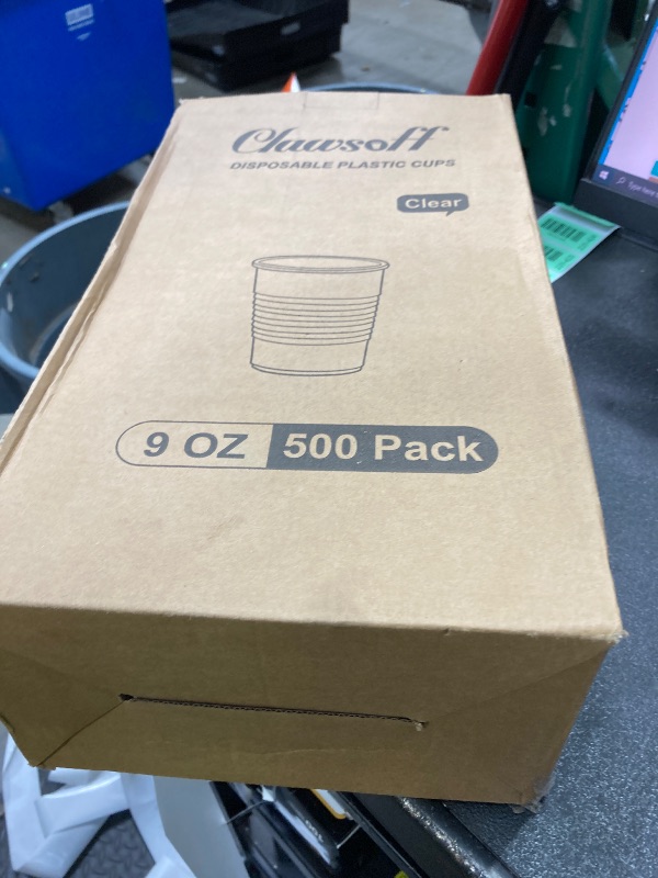 Photo 1 of ***MISSING PIECES -SELLING AS IS*** Clawsoff 400?? Pack 9 oz Plastic Cups, Disposable Drinking Cups, Water Cups Plastic Clear Cups for Party, Wedding, Graduation, Travel, Holiday, Events, Birthday, Cold, Hot