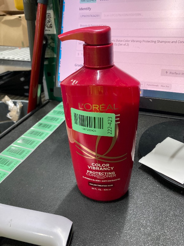 Photo 1 of *only conditioner**L'Oreal Paris Elvive Color Vibrancy Protecting Shampoo and Conditioner Set for Color Treated Hair, 28 Fl Oz (Set of 2)