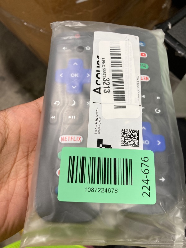 Photo 1 of (Pack of 2) Replacement Remote Control Only for Roku TV, Compatible for TCL Roku/Hisense Roku/Onn Roku/Sharp Roku/Element Roku/Westinghouse Roku/Philips Roku Smart TVs (Not for Roku Stick and Box)
