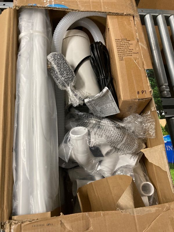 Photo 1 of ***MISSING PARTS-ONLY/NO LINER***Intex Metal Frame 12 ft x 30 in Above Ground Pool Set, Round Swimming Pool with Steel Frame, 530 GPH Cartridge Filter Pump, and Type A Filter Cartridge