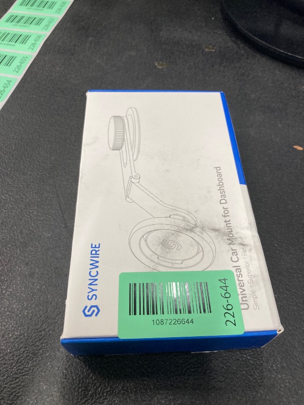 Photo 1 of ***Mounting bracket is missing.***SYNCWIRE Fits MagSafe Car Mount for Universal Dashboard,Tesla Screen,Magnetic Phone Holder for Car, Foldable Aluminum Alloy Arm, Super Stable Car Mount for iPhone 17 Pro Max 16 15 14 13 12&All Phones***Mounting bracket is