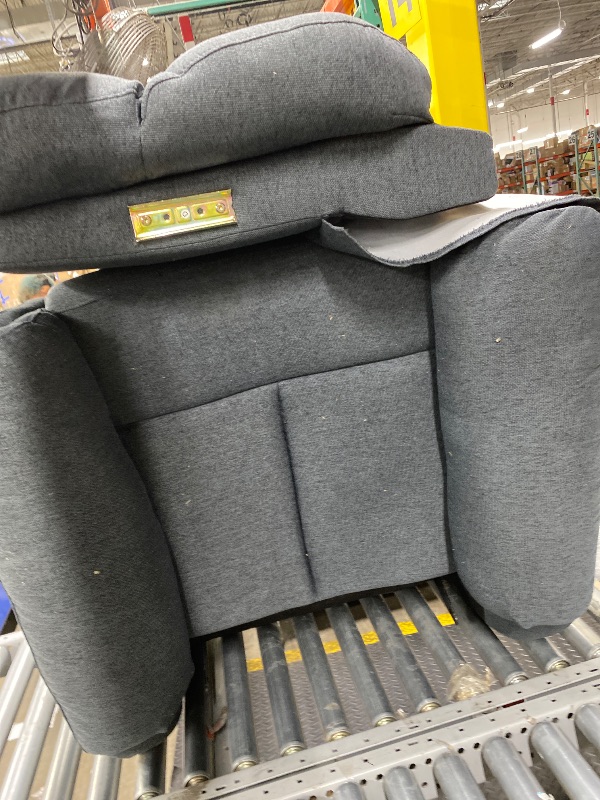 Photo 1 of *scratches on bottom turning piece* Trygoal Oversized Rocker Recliner Chair, Manual Swivel Rocking Recliners with Adjustable Backrest Footrest for Adults, 360° Swivel Lazy Boy Recliner Chairs for Living Room, Reading, Bedroom, Blue