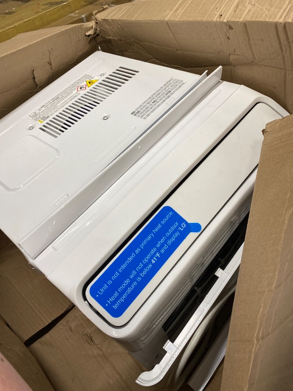 Photo 1 of *Back minor damage* Midea Inverter Window Air Conditioner with Heat – Quiet Window AC Unit and Heat Combo with Dehumidifier – Cools up to 550 Sq. Ft. – Energy Star Rated, Smart Control, Remote, 12,000 BTU