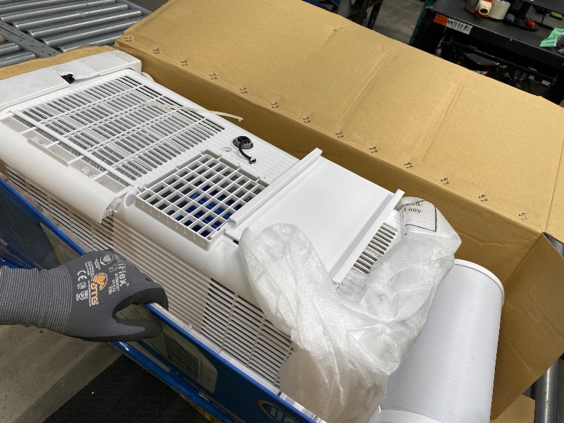 View 2 of *DIRTY/USED* Midea 8,500 BTU ASHRAE (5,000 BTU SACC) Portable Air Conditioner, Smart Control, Cools up to 150 Sq. Ft., with Dehumidifier & Fan mode, Easy- to-use Remote Control & Window Installation Kit Included"