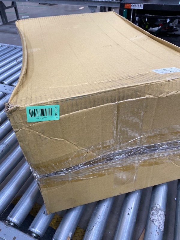 Photo 1 of *Minor damage* simplehuman Semi-Round Step Can, 50L / 13 Gallon Kitchen Trash Can, Studio Edition, Pet-Proof Slide Lock, 150,000-Step Pedal, Lid Shox® Silent Close, Cream Plastic