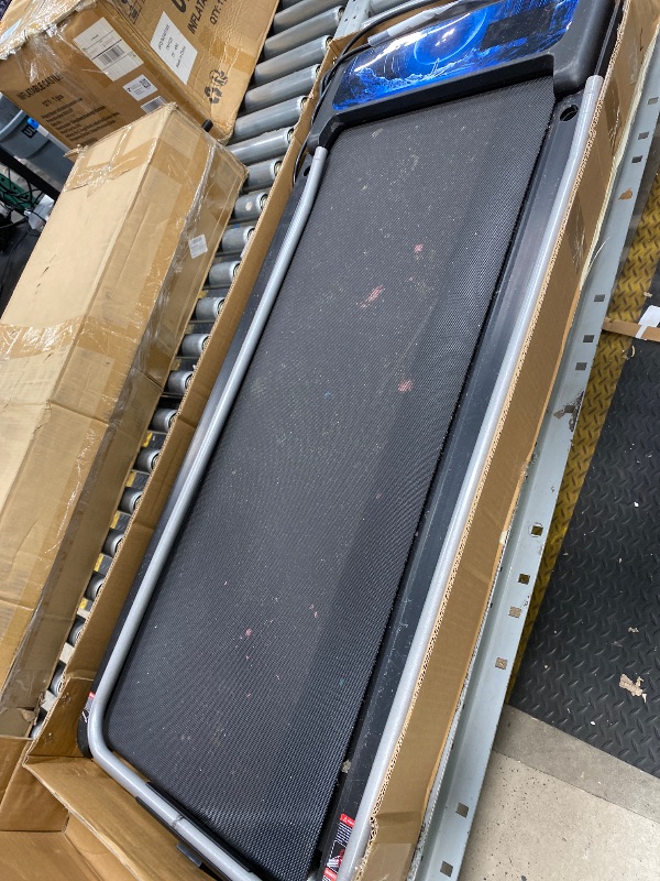 Photo 1 of *DIRTY/USED* Walking Treadmill Pad with Incline Handle Bar, Silent Fitness Equipment, Treadmill with 4-in-1 Modes, Easy Assembly, Portable Home Gym Equipment