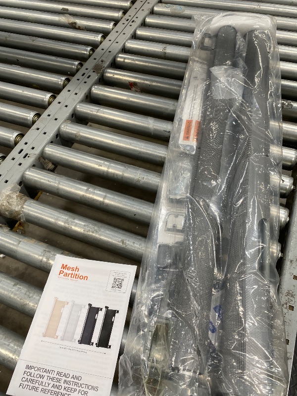 Photo 1 of *opened* Veraste (2 Pack) Retractable Baby Gate for Doorways and Stairs, Mesh Safety Gate for Pet, Indoor & Outdoor Use, One-Hand Operation, Easy Installation, 33.6" Tall, Expands to 55" Wide?Grey,33.6"x55"