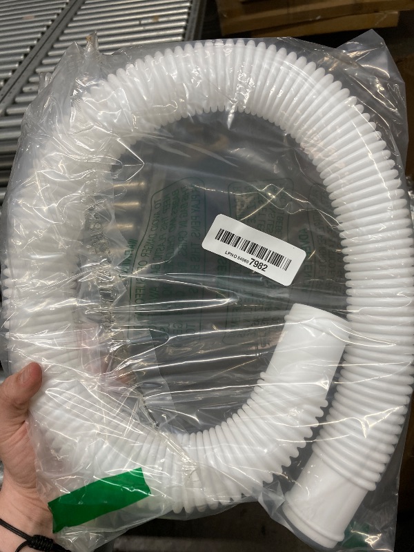 Photo 1 of 1-1/2" ×3ft Pool Skimmer Hose Replacement for Intex Above Ground Pool Compatible Summer waves Pools P58150036 (White)