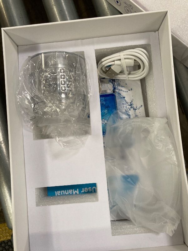 Photo 1 of ***NO WATER BOTTLE INCLUDED -SELLING AS INCOMPLETE PARTS ONLY*** Hydrohealth Hydrogen, Portable and Rechargeable Hydro Health Hydrogen Water Bottle Glass with SPE Pem Technology,3 Min 4100 PPB Pure Hydrogen Rich Concentration