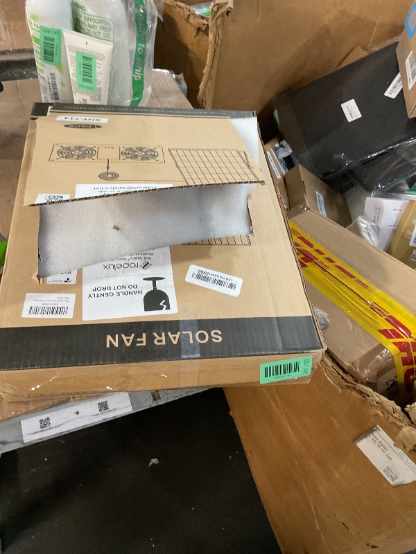 View 3 of **ONLY ONE FAN WORKS** ropelux Solar Fan for Chicken Coop, Solar Powered Dual Exhaust Fans with 18000mAh Battery & 2 Timers, 24/7 Strong Airflow Cooling Ventilation for Greenhouses, Dog Houses, Attics, Sheds, Cabins